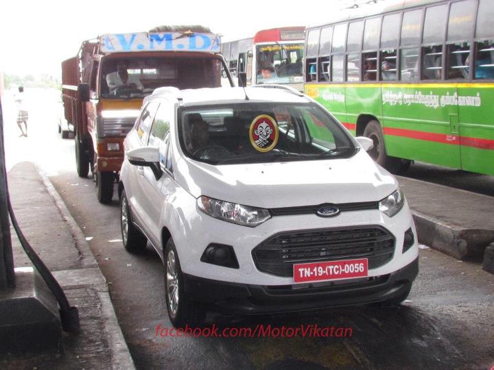 Ford EcoSport India spy pics