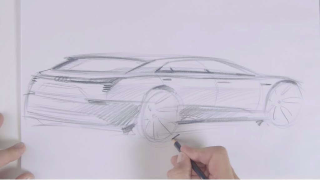 Audi e-tron Quattro sketch