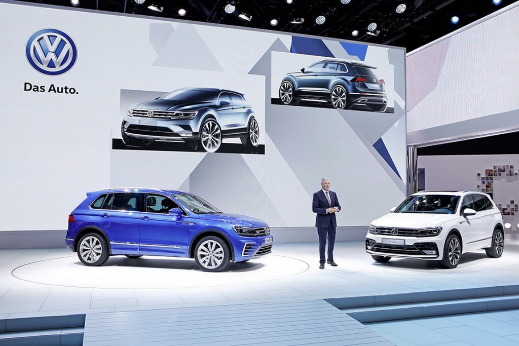 Volkswagen Pressekonferenz auf der IAA Frankfurt 2015