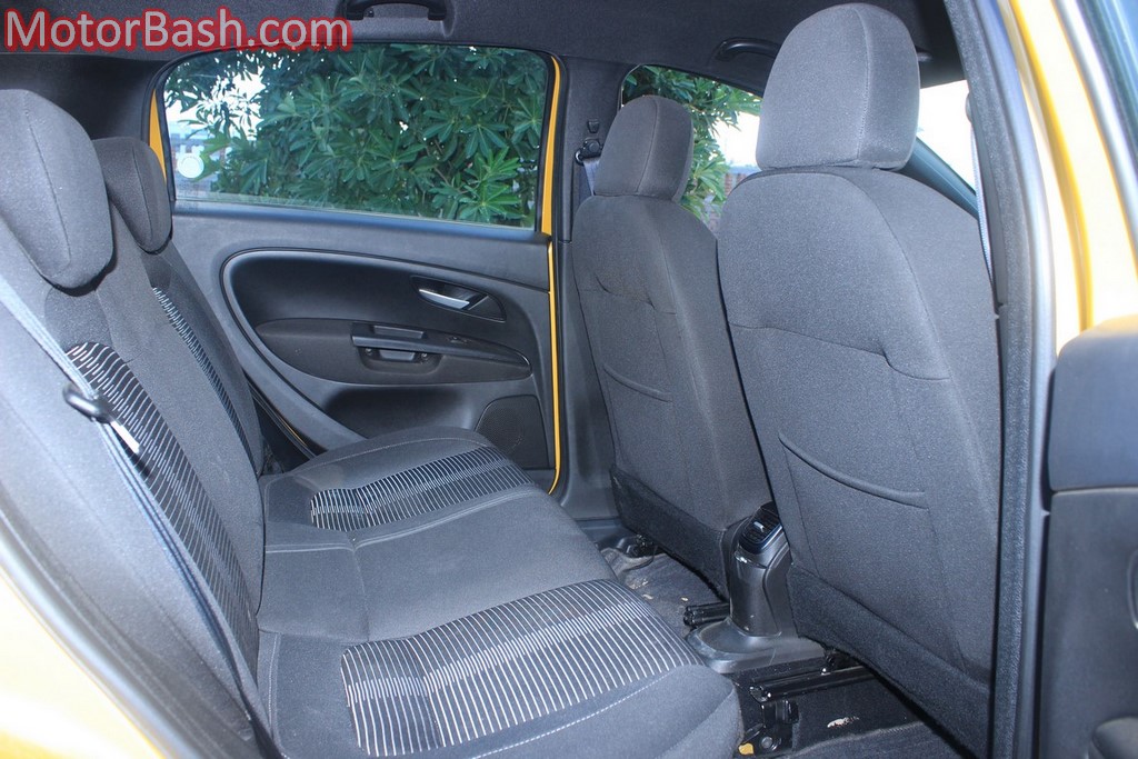 Fiat Punto Evo rear seats