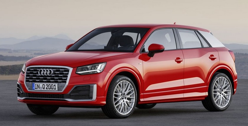 Audi Q2 Front Red