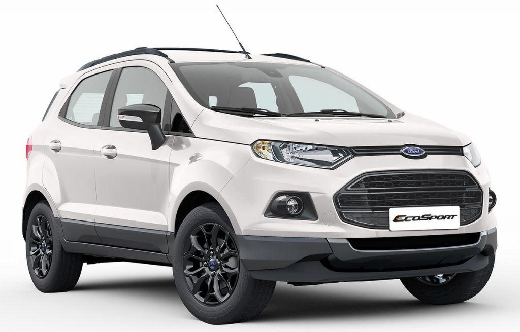 Ford EcoSport Black Edition White Colour