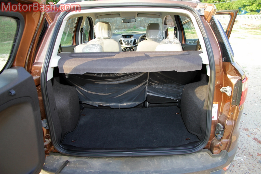 EcoSport boot space