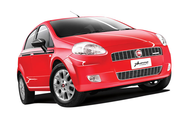Fiat Grande Punto Limited Edition Red Front