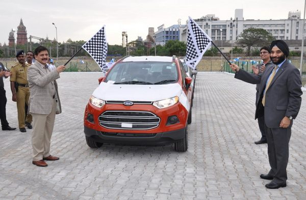 Ford's Dedicated Car Parking Yard at Chennai Port; Exports