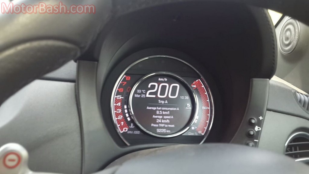 Abarth 595 top speed