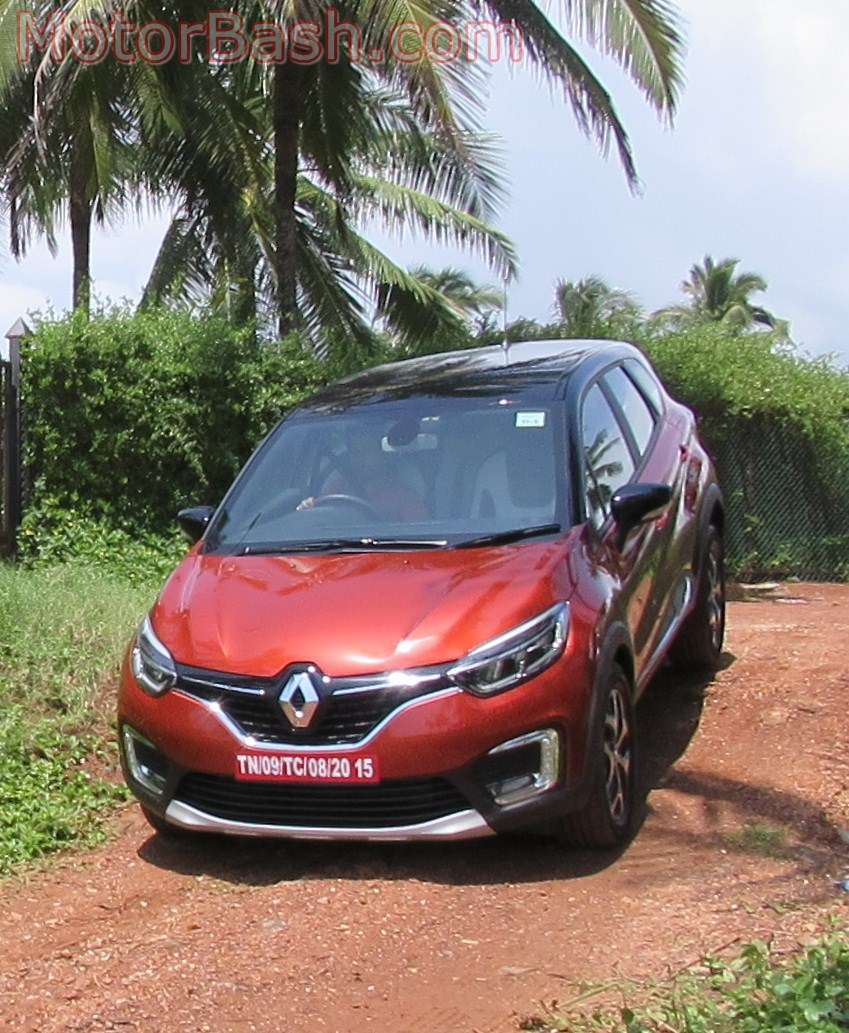 Renault Captur approach angle
